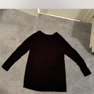 topshop black sweater dress